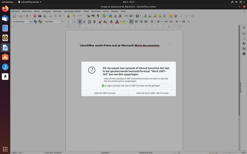 OpenOffice of LibreOffice bieden een goed gratis alternatief voor Microsoft Office. 
